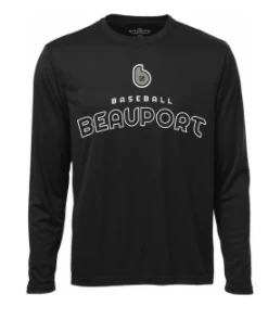 B360 Baseball 360 Baseball Beauport Drifit Long + Numéro + Noms