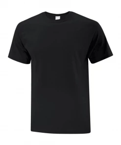 Baseball Sanmar T-Shirt Black Heather Blank