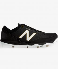 New Balance NB Low Baseball Cleats Black MBBBK