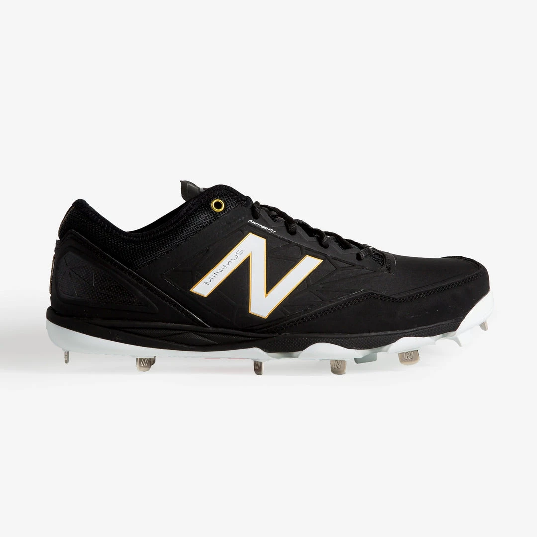 New Balance NB Low Baseball Cleats Black MBBBK 3 New Balance NB Low Baseball Cleats Black MBBBK