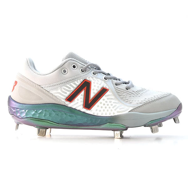 New Balance NB Low Baseball Cleats Grey/White L3000AS5 3 New Balance NB Low Baseball Cleats Grey/White L3000AS5