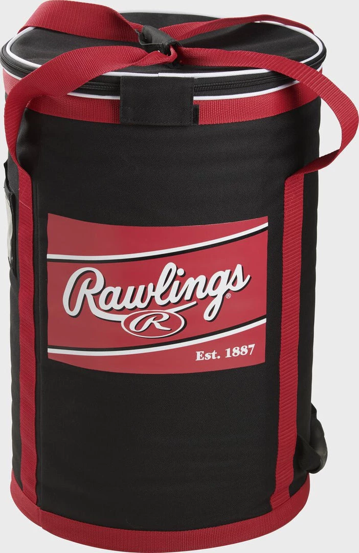 Rawlings Soft Sided Ball Bag Black RSSBB-B 3 Rawlings Soft Sided Ball Bag Black RSSBB-B