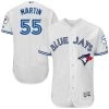 Majestic MLB Flex Base Official Russell Martin Blue Jays Home Jersey