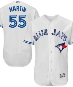 Majestic MLB Flex Base Official Russell Martin Blue Jays Home Jersey