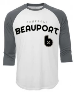 B360 Baseball Beauport Drifit 3/4 + Numéro Baseball 360