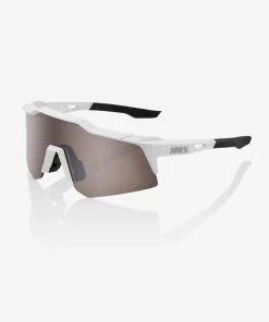 100% SPEEDCRAFT XS - Matte White - HiPER Silver Mirror Lens