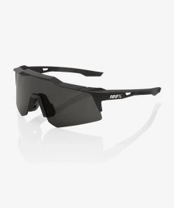 100% SPEEDCRAFT XS - Soft Tact Black - Smoke Lens