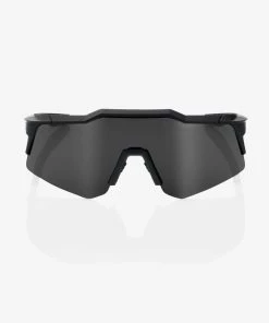 100% SPEEDCRAFT XS - Soft Tact Black - Smoke Lens