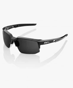 100% SPEEDCOUPE - Polished Black - Grey PEAKPOLAR Lens