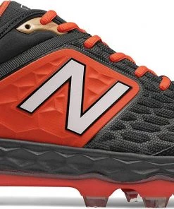 New Balance NB Low Molded Cleats Black Orange PL3000T4
