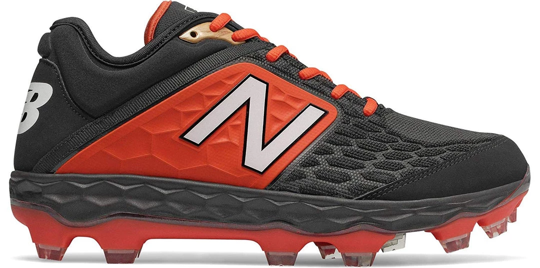 New Balance NB Low Molded Cleats Black Orange PL3000T4 3 New Balance NB Low Molded Cleats Black Orange PL3000T4