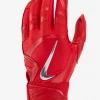 Nike Alpha Huarache Elite Batting Glove Red/Chrome