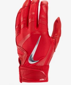 Nike Alpha Huarache Elite Batting Glove Red/Chrome