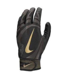 Nike Youth Alpha Huarache Edge Batting Glove Black/Gold