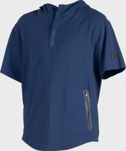 Rawlings Adult Gold Collection 1/4 Zip Short Sleeve Hoodie GCJJ