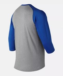 New Balance NB 3/4 Baseball Raglan Top Royal TMMT601