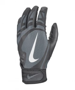 Nike Alpha Huarache Edge Batting Glove Grey/Black