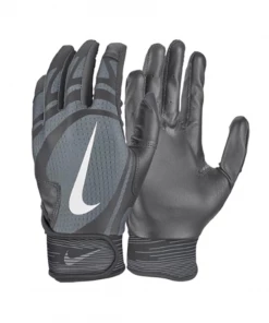 Nike Alpha Huarache Edge Batting Glove Grey/Black