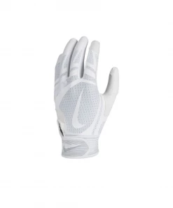 Nike Alpha Huarache Edge Batting Glove White/White