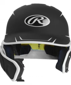 Rawlings Mach Matte 2-Tone Helmet W/Extender Left-Handed Batter 5 Rawlings Mach Matte 2-Tone Helmet W/Extender Left-Handed Batter