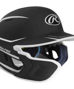 Rawlings Mach Matte 2-Tone Helmet W/Extender Left-Handed Batter