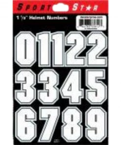 Rawlings Sidelines 1.5'' Helmet Decal W/White Outline