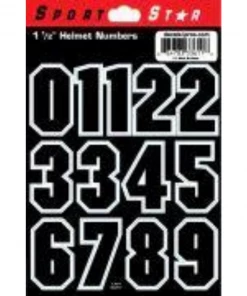 Rawlings Sidelines 1.5'' Helmet Decal W/White Outline