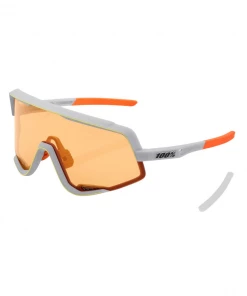 100% GLENDALE - Soft Tact Oxyfire White - Persimmon Lens