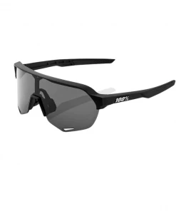 100% S2 - Soft Tact Black - Smoke Lens