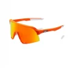 100% S3 - Soft Tact Neon Orange - HiPER Red Multilayer Mirror Lens