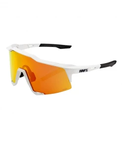 100% SPEEDCRAFT - Soft Tact Off White - HiPER Red Multilayer Mirror Lens