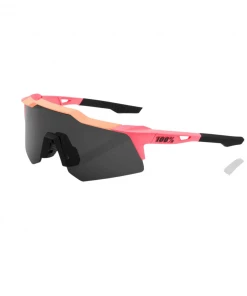 100% SPEEDCRAFT XS - Matte Washed Out Neon Pink - Smoke Lens
