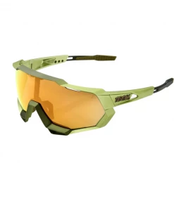 100% SPEEDTRAP - Matte Metallic Viperidae - Bronze Multilayer Mirror Lens