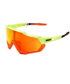 100% SPEEDTRAP - Soft Tact Oxyfire - HiPER Red Multilayer Mirror Lens