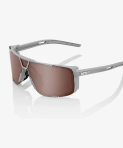 100% EASTCRAFT - Soft Tact Cool Grey - HiPER Crimson Silver Mirror Lens