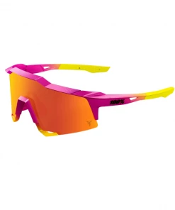 100% SPEEDCRAFT - Fernando Tatis JR LE Pink / Yellow HiPER® Red Multilayer Mirror Lens