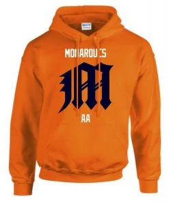 B360 Monarques AA - Hoodie Orange Baseball 360