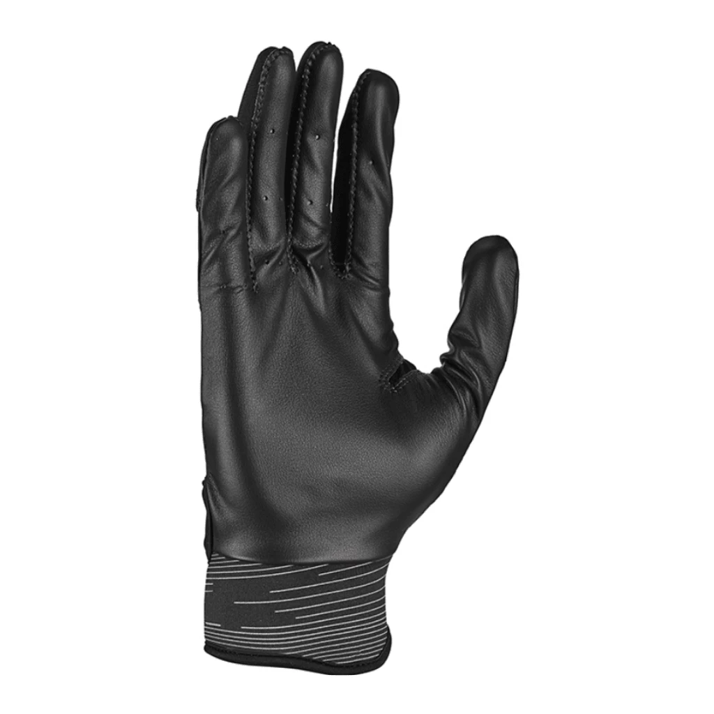 Nike Alpha Huarache Edge Batting Glove Black/Silver 4 Nike Alpha Huarache Edge Batting Glove Black/Silver