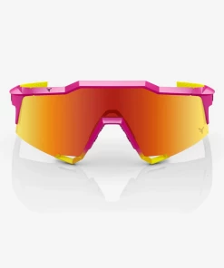 100% SPEEDCRAFT - Fernando Tatis JR LE Pink / Yellow HiPER® Red Multilayer Mirror Lens