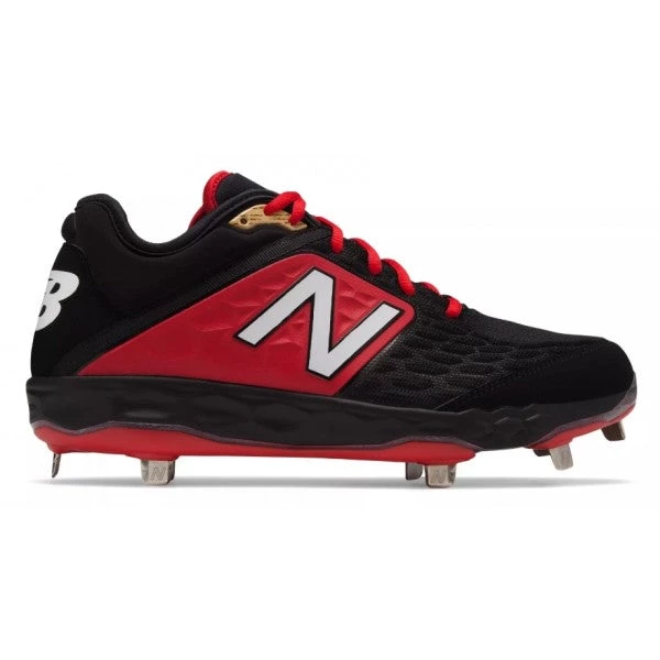 New Balance NB Low Baseball Cleats Black Red L3000BR4 3 New Balance NB Low Baseball Cleats Black Red L3000BR4
